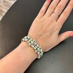 J. Crew Crystal Stretch Bracelet